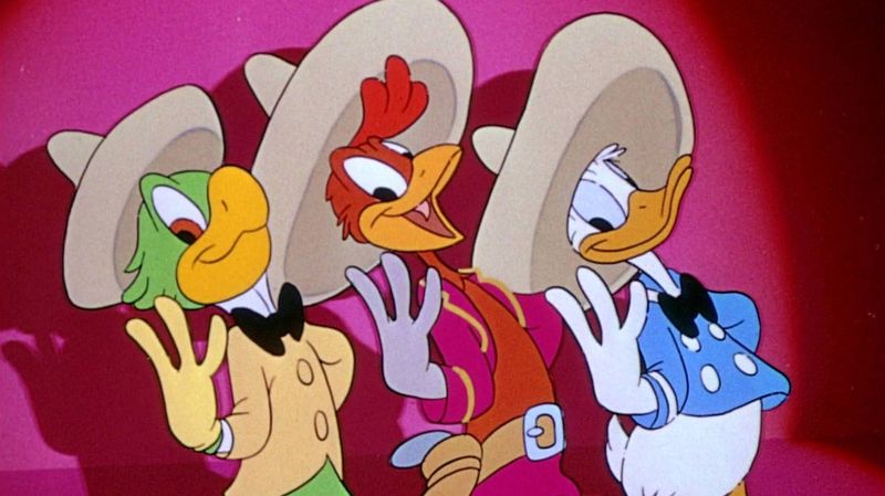 20 Must-See Movies That Blend Live Action with Animation The Three Caballeros (1944)